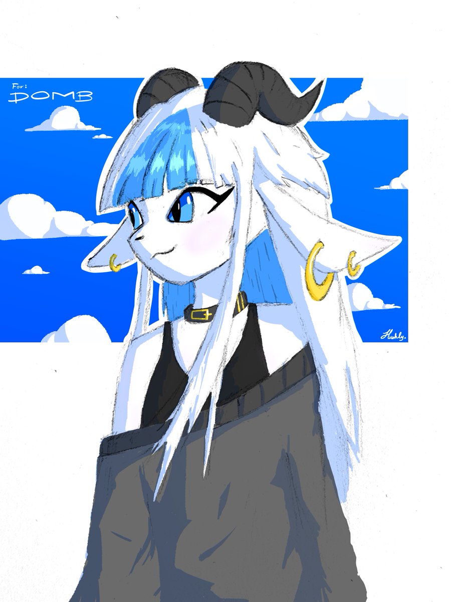 "Gaze Upon The Sky"
(My Final ArtFight Attack for 2025 on <a href="/buc0c0/">buco</a> )
#artfight2025