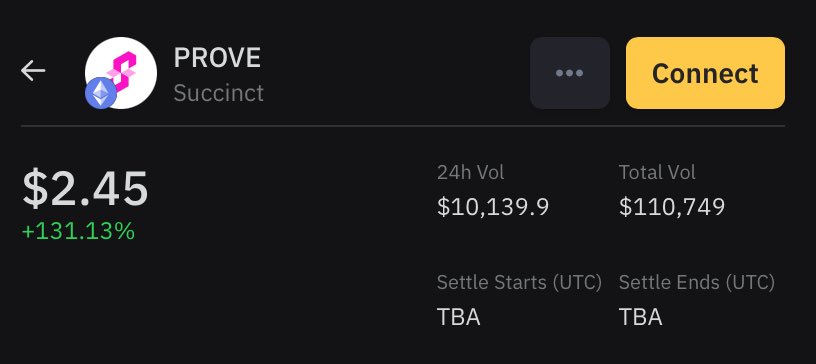 Indrarisk's tweet photo. $PROVE pre-market on @WhalesMarket is going wild 🙀

@SuccinctLabs https://t.co/yCARBpno2A