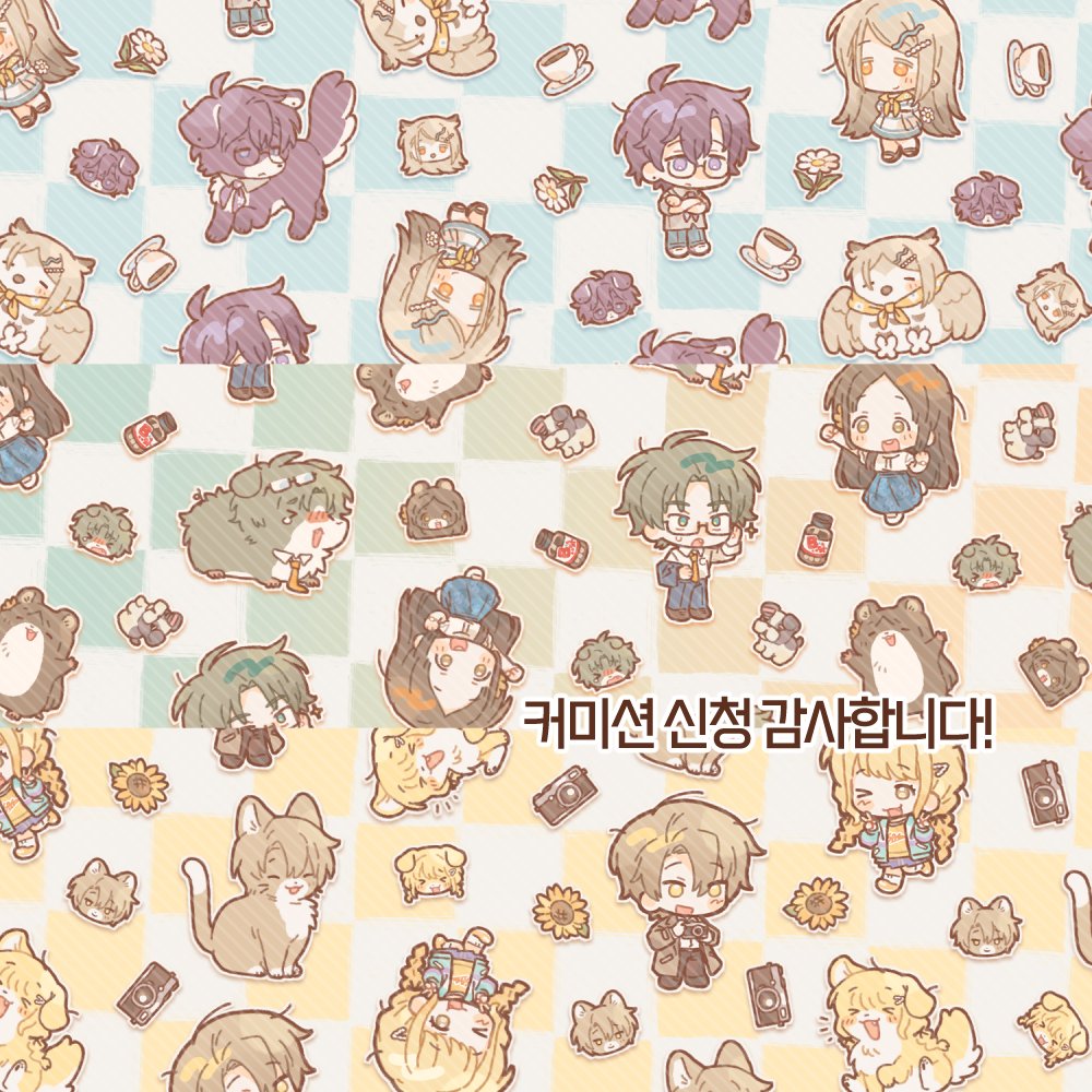 커미션 작업했습니다! 감사합니다 ><