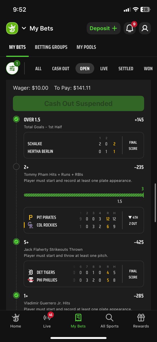 DanielJ4715's tweet photo. @CodyBrownBets Thanks Cody! Hit 2 separate tickets from your hit/pitcher sheet https://t.co/SiLVLVBmGq
