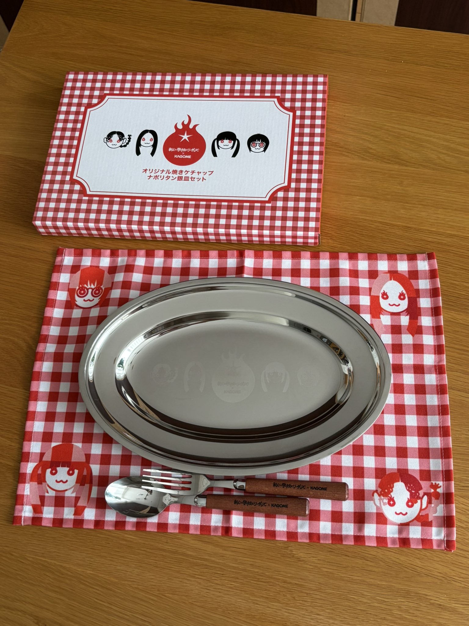 カゴメ　新しい学校のリーダーズ カゴメ 銀皿セット カゴメ新しい学校のリーダーズ カゴメ 銀皿セット