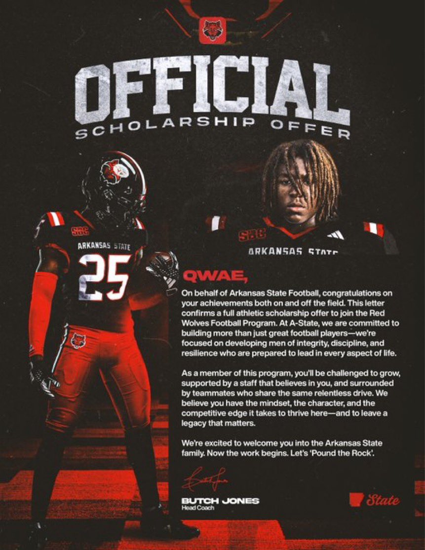 Extremely Blessed🐺‼️#WolvesUp <a href="/CoachButchJones/">Butch Jones</a> <a href="/Coach_Kwam/">Kwame Agyeman</a> <a href="/Coach_GMcCarley/">Griff McCarley</a> <a href="/coachjmcdaniel/">Jordan McDaniel</a> <a href="/CoachDLett/">Derrick Lett</a> <a href="/JermaineCarpent/">Coach Carp</a> <a href="/Coach_Hyde/">Coach Don Hyde</a> <a href="/Coach_MarcWill/">Coach Marcus</a> <a href="/T_Ridge94/">Coach Ridge</a>