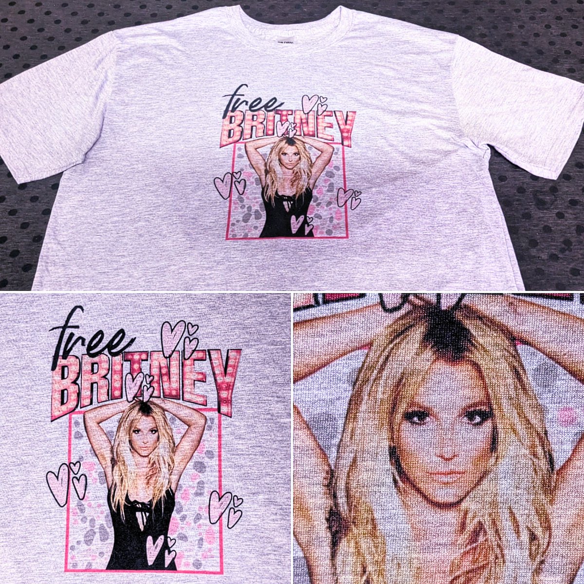 8/2㈯14時OPEN
今週土日は寝屋川で営業
Instagram.com/rabbit.hutch.2…

📸お薦めTシャツ📸
size:XL
2000年代最も売れた女性アーティストとして認定されてます

#古着屋
#古着男子
#古着女子
#フルダン
#フルジョ
#Tシャツ
#アーティストT
#ブリトニースピアーズ
#britneyspears
#ブリちゃん
#寝屋川古着屋