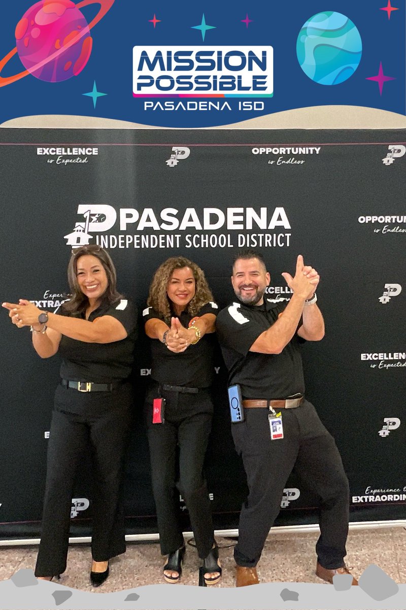 engarza12's tweet photo. Mission Possible! We are ready for lift off! 2025-2026 is going to be Extraordinary. Filled with Opportunities and Excellence! Let's go PISD! @lorenarojo @PasadenaISD_TX #ThisIsLFSmith https://t.co/tzWQKJUqyx
