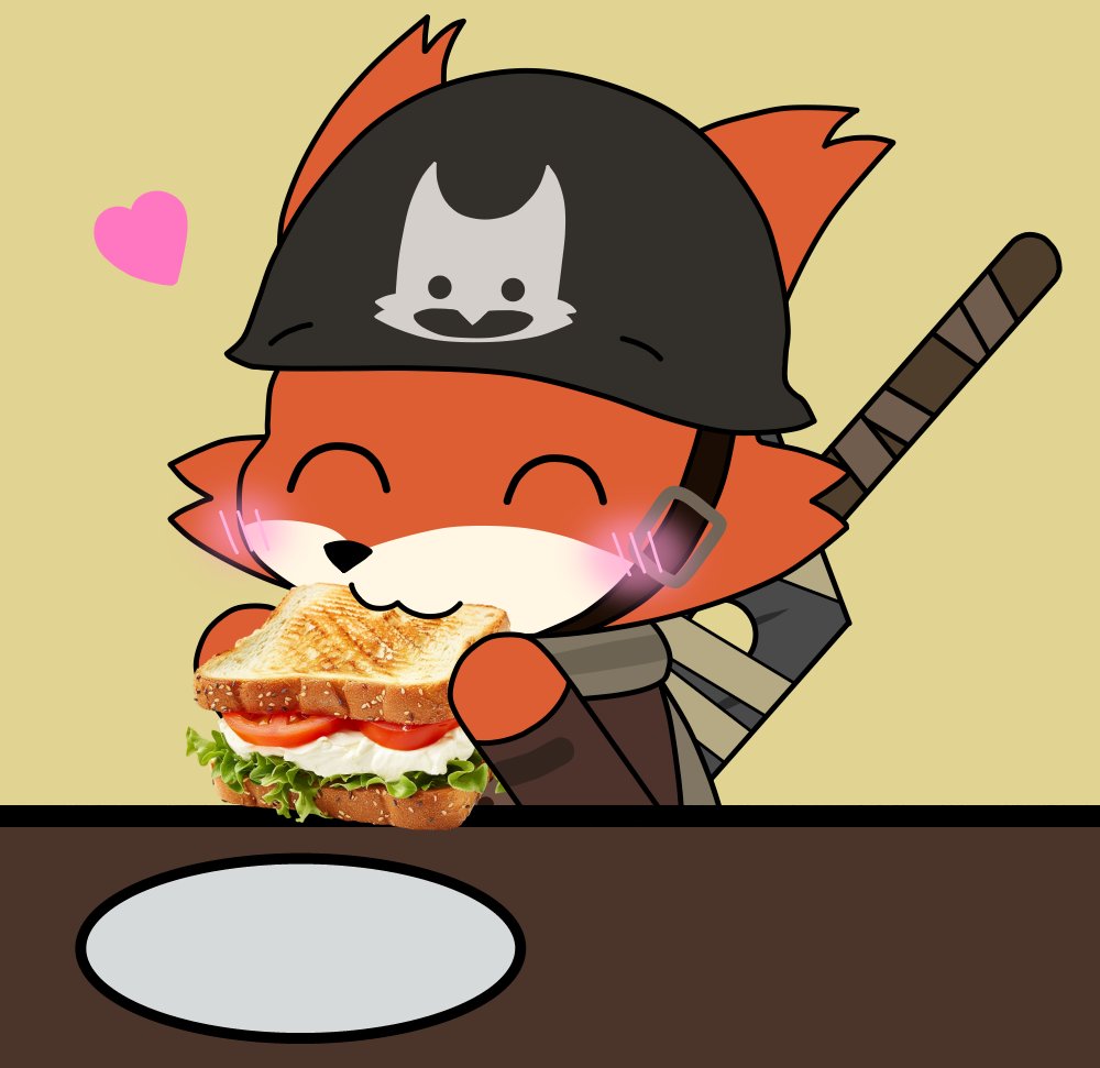 SteelGaleBird's tweet photo. #superanimalroyale
Maple simply enjoying a good sandwich 💖🥪🦊 https://t.co/LYyw28UxWn