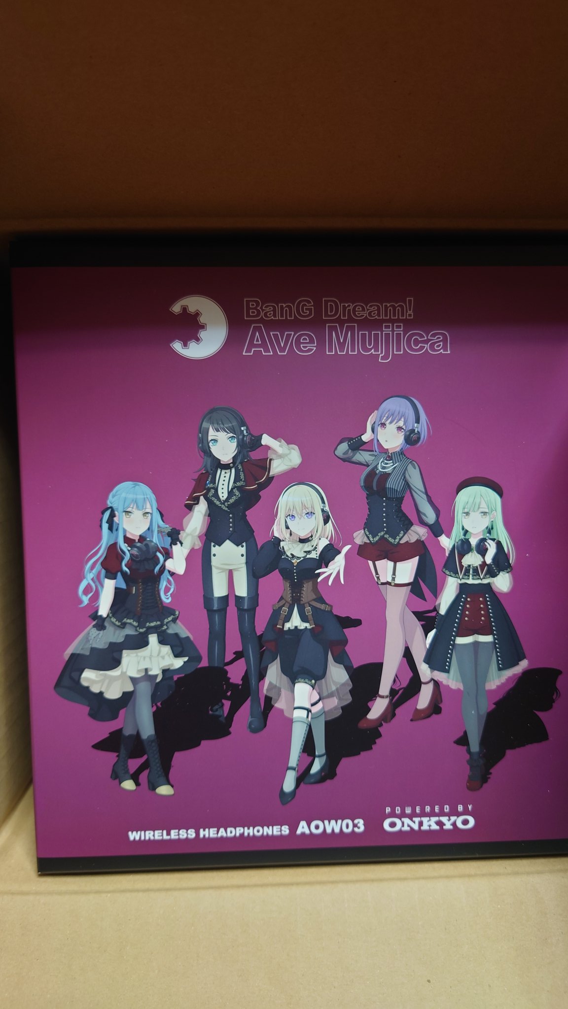 バンドリ　ONKYOコラボヘッドホン　 Ave Mujica ONKYO DIRECT｜ワイヤレスヘッドホン ANIMA AOW03「BanG Dream