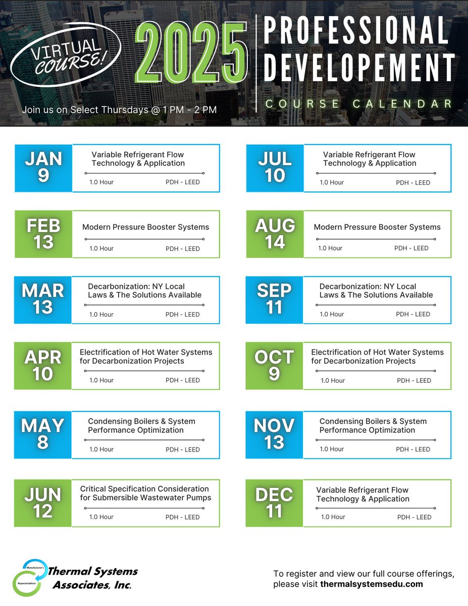 ThermalSAInc's tweet image. Join us for our upcoming virtual Professional Development Hours series on Thursday, August 14th. 
 
For any questions, email us edu@thermalsa.com and to register, visit our website at thermalsystemsedu.com
 
#thermalsa #virtualclasses #thermalsystems #engineering #pdhcourses