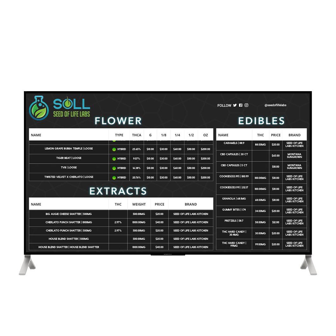 From creating eye-catching layouts to managing promotions, GreenScreens makes it effortless. Let's amplify your brand together!

Book a demo at info@greenscreens.tv or call 720.340.3451

#saas #CannabisCommunity #retail
