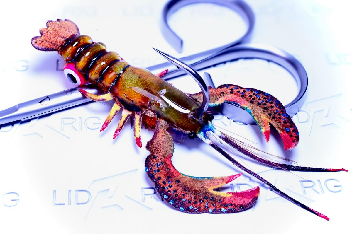 It didn't take long for Jeff Rowley to whip up an incredibly detailed Crawdad with our new ABC Bodies! 

semperfli.net/abc-crawdads.h…

#semperfli #semperfliabc