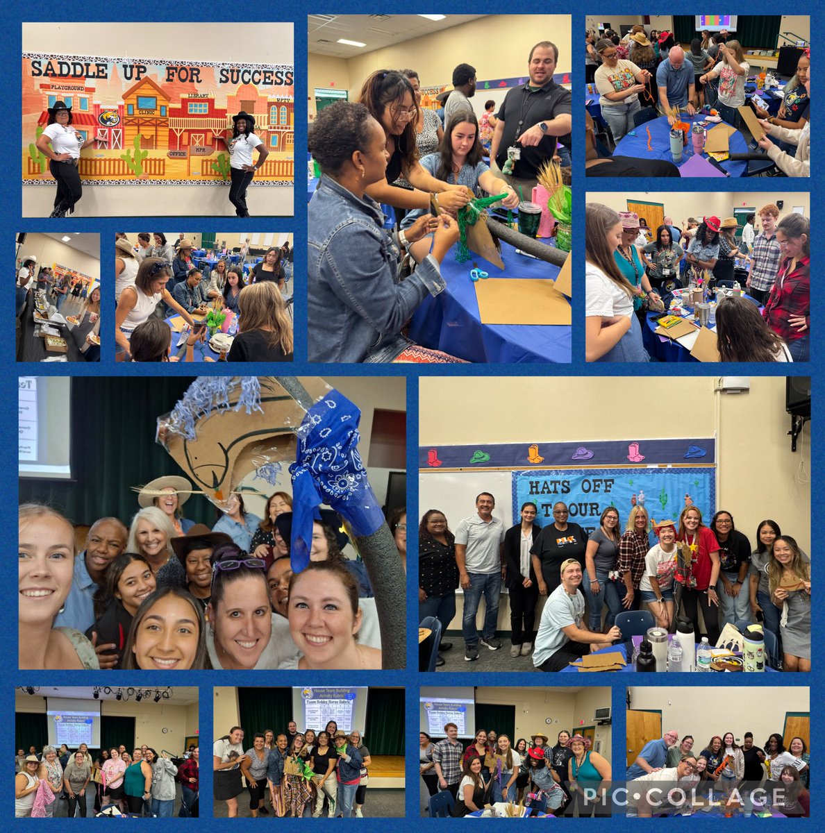 Amazing start to the school year filled with laughter, teamwork and collaboration! #Saddleupforsuccess