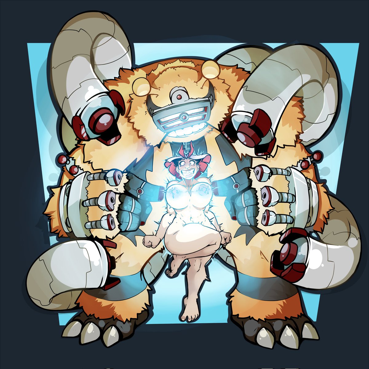 p1nkusaurus's tweet photo. Haven't shown anything off lately..

BTW have yall seen my Pkmn Trainer OC??

She's sporting some new flashlights courtesy of Ratchet! Her octo-esque Electivire!

Shout out to @ShimmershellDan https://t.co/o3LeTXaXJ5