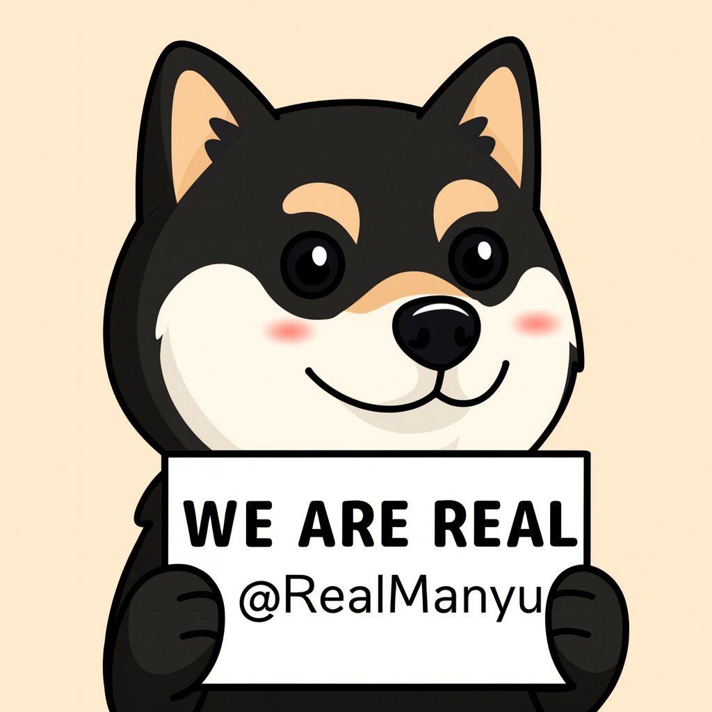 Xanders🇻🇪 (@shibaxanders) on Twitter photo The official and real account of $MANYU is <a href="/RealManyu/">Manyu Community</a> get them nice follow and good words.
Manyu This! Woof. The official and real account of $MANYU is <a href="/RealManyu/">Manyu Community</a> get them nice follow and good words.
Manyu This! Woof.