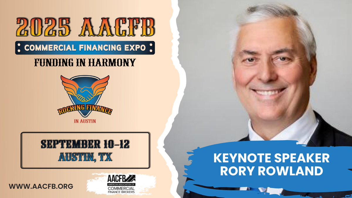 Get ready to be inspired by the 2025 AACFB Expo Keynote - Rory Rowland. Join us in Austin this September 11 for a presentation that will leave you energized, focused, and equipped with actionable strategies to take your business to the next level. conta.cc/4ojbcHc