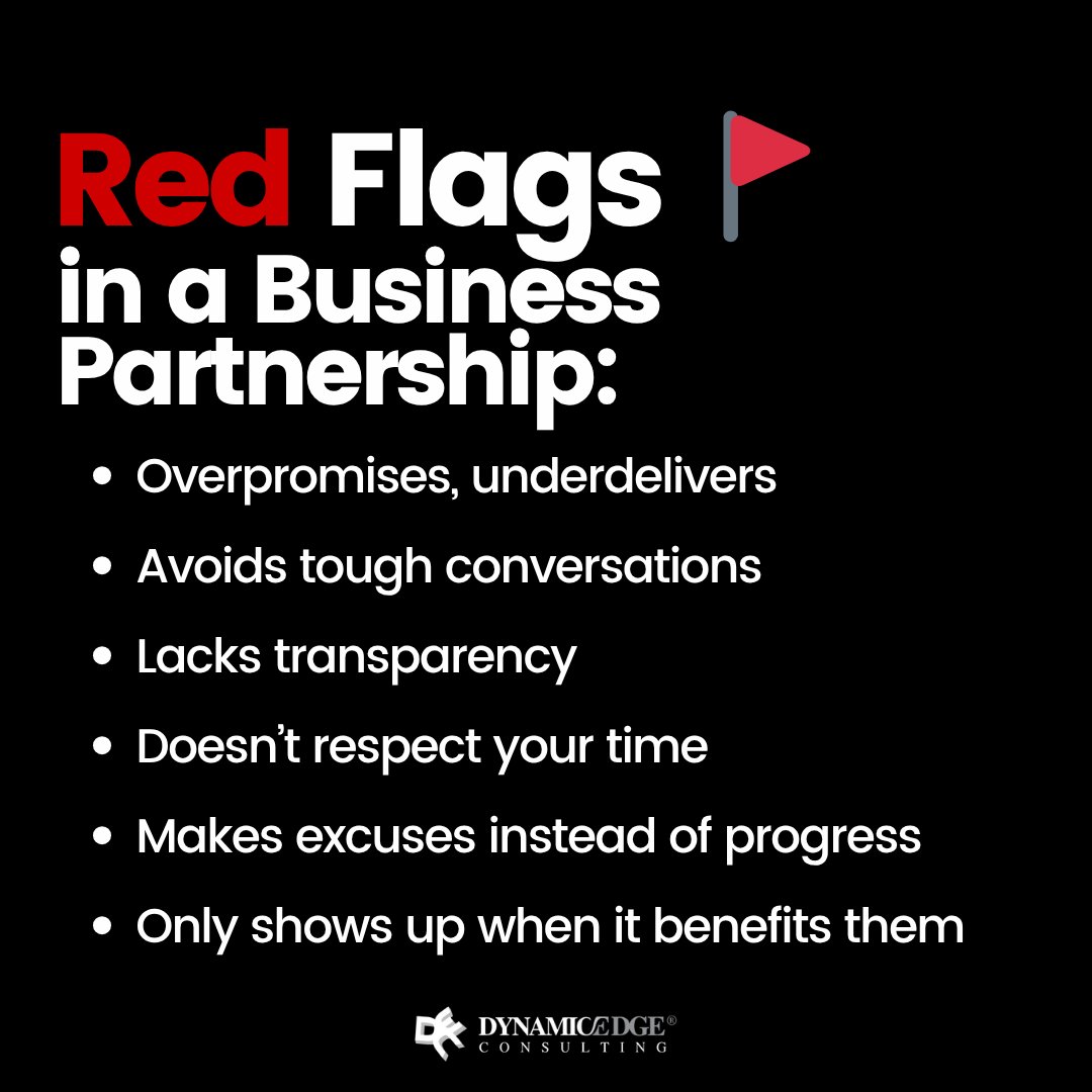 Dynamic_Edge_LA's tweet image. Partnerships should be built on trust, communication, and shared effort. If any of these sound familiar, it might be time to reassess the table you’re sitting at.

#BusinessPartnership #LeadershipLessons #WorkWithIntegrity