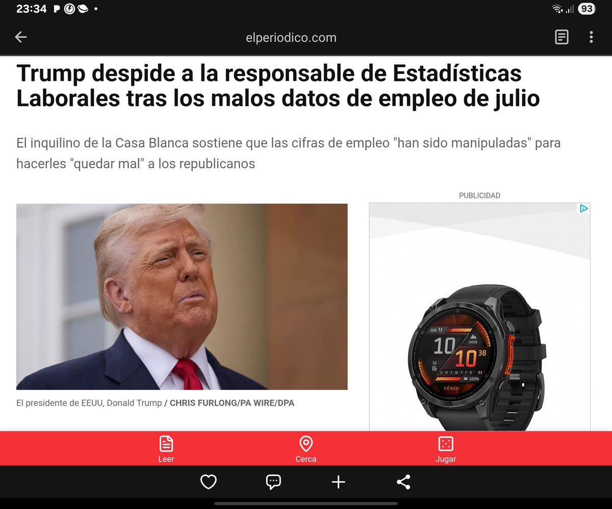 Ahora que el puesto está vacante, sugeriría a Trump que fichara a nuestra ministra de trabajo, Yolanda Díaz, alias la Urraca Roja. Por muy mal que vaya el país, aun al borde de la ruina, ella maquillará los datos para que parezca un paraíso laboral de pleno empleo. Garantizado