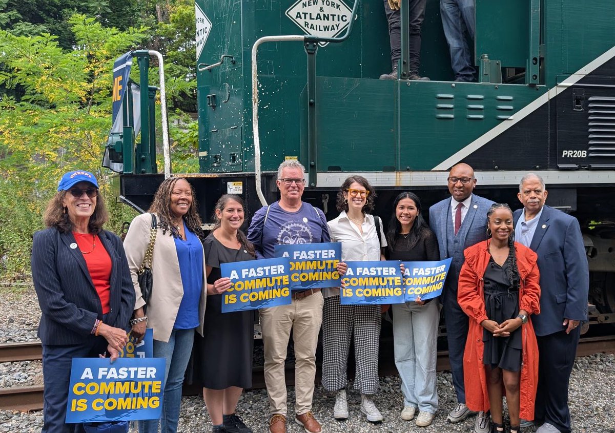 PCAC to the MTA (🦋@pcac.org) (@pcacriders) on Twitter photo The IBX will be nothing short of transformative for transit riders, shaving hours off commutes and giving New Yorkers more time with loved ones.
Thank you, <a href="/GovKathyHochul/">Governor Kathy Hochul</a>! The IBX will be nothing short of transformative for transit riders, shaving hours off commutes and giving New Yorkers more time with loved ones.
Thank you, <a href="/GovKathyHochul/">Governor Kathy Hochul</a>!