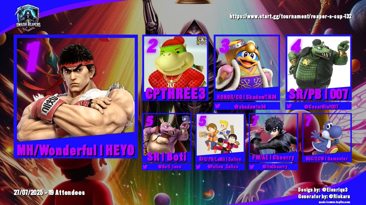 Smash Reapers tweet media