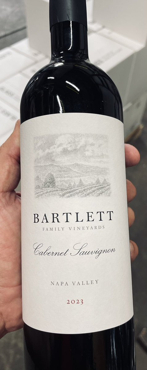 It’s bottling day for our 2023 Napa Valley Cabernet. Very excited about this offering of our first ever Bordeaux blend of Cabernet Sauvignon, Cabernet Franc and Petit Verdot. 

Only available by allocation to Members of our Waitlist. So, join now!

bartlettfamilyvineyards.com
