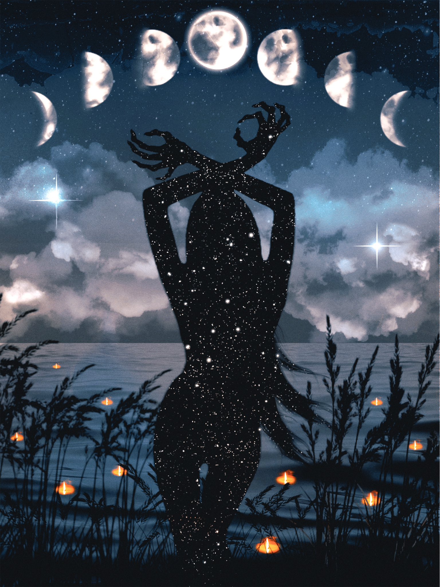 cali≠gari / 「0」補足版 (Moonrise Silhouette) 👁⃤ Cozmonika ☽⋆⛧⃝𓄃 ๋ ࣭ ⭑ on X: 