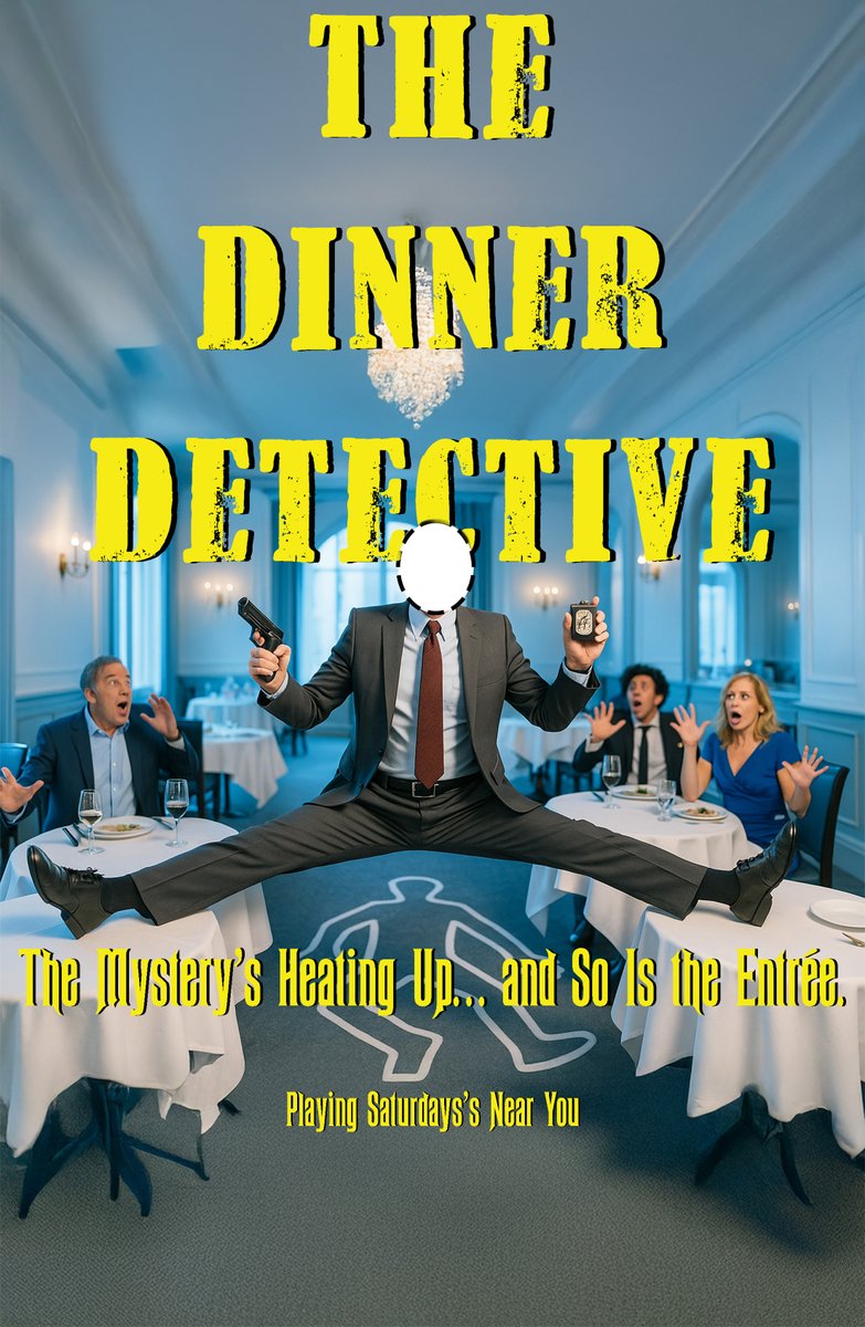 The Naked Gun is back… and chaos never looked so familiar.
Now imagine that energy—but you’re in it. 
At The Dinner Detective, you might be the killer.
No stage. Just dinner, drinks &amp; a live crime unfolding.
Book now before the trail goes cold!

#thedinnerdetective  #TheNakedGun