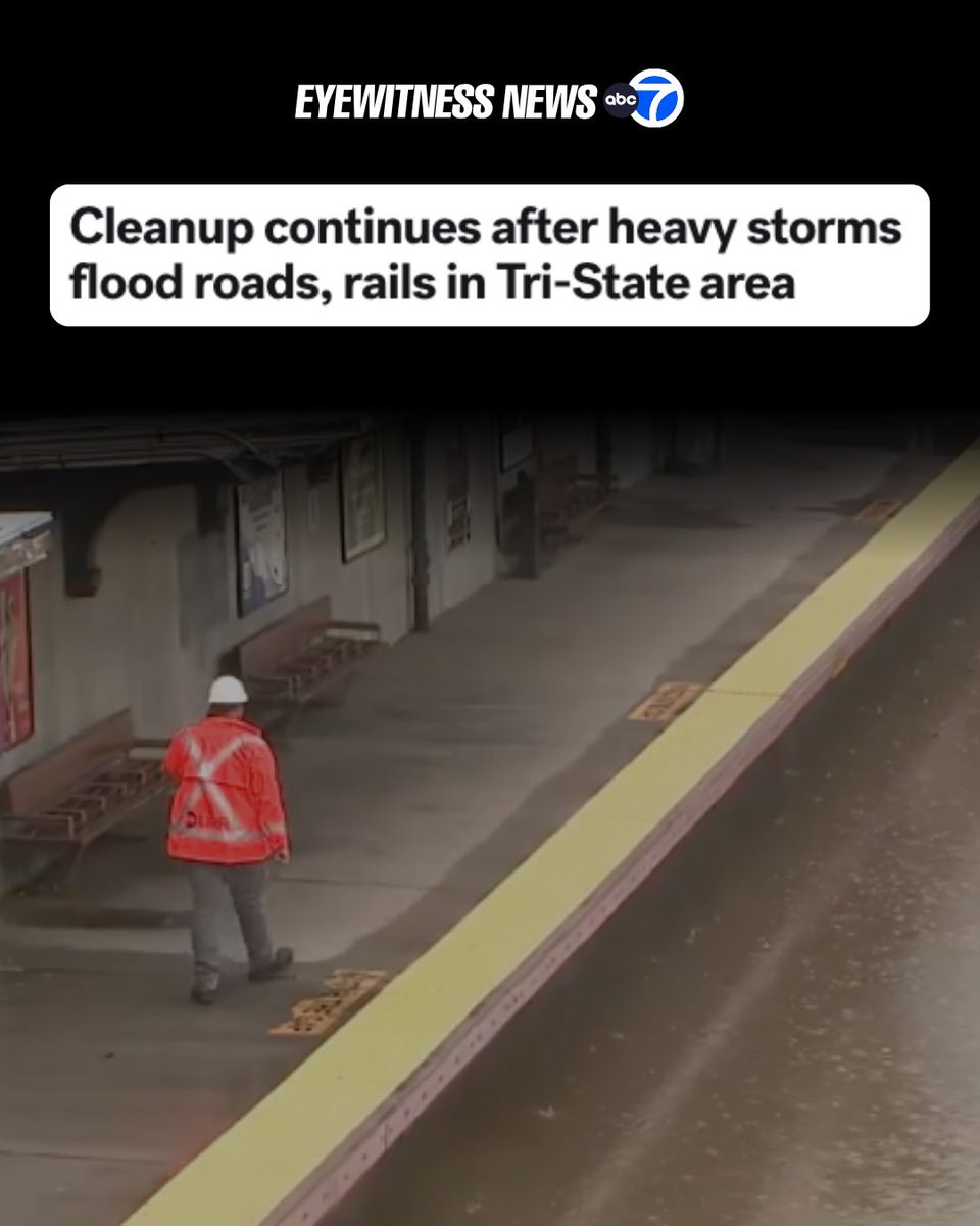 I'm grateful for the first responders and MTA employees who helped commuters caught in yesterday's flooding.

We must pass my Resilient Transit Act and secure the resources to better prepare our public transportation systems for extreme weather.