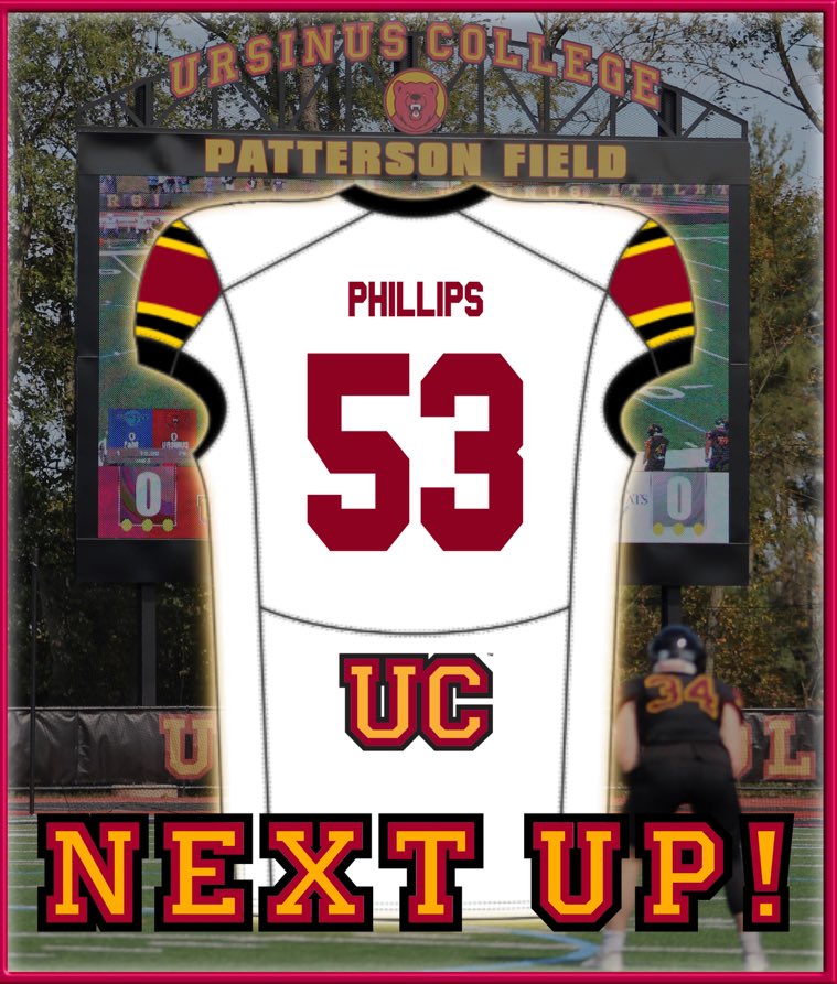 After a great talk with <a href="/CoachDiVergilis/">Ryan DiVergilis</a> I’m excited to announce my first offer from Ursinus College!! <a href="/Coach_Endy/">Jeff Endy</a> <a href="/CoachPGallagher/">Peter Gallagher</a> <a href="/BologaNEFB/">Ryan Bologa</a> <a href="/coachpoulson/">Coach Poulson</a> <a href="/PRZVicCastillo/">VicCastilloPRZ</a> <a href="/RecruitsYork/">YorkRecruits</a> <a href="/PaFootballNews/">Pennsylvania Football News</a>