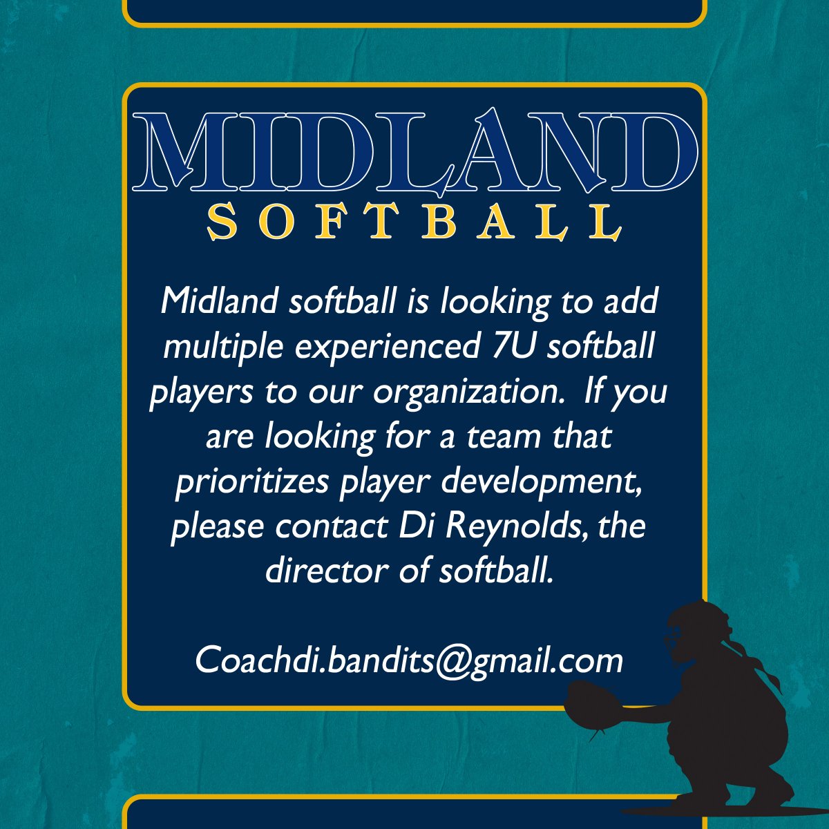 Midland Bandits Softball tweet media