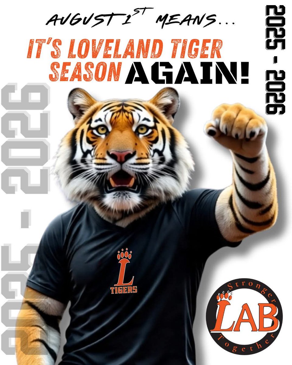Loveland Athletic Boosters (@labtigers) on Twitter photo π§‘πππΎπΌβ ππΌπΈππβπ€
Not sure who is more pumped for the 2025-26 sports season to begin - us or <a href="/LHSTigerAD/">Jayson Bruce</a> <a href="/Loveland_AsstAD/">Shayne Lyons</a> π€©π€©
ππΎπππΏππππ β‘ lovelandtigers.org (subject to change!) π§‘πππΎπΌβ ππΌπΈππβπ€
Not sure who is more pumped for the 2025-26 sports season to begin - us or <a href="/LHSTigerAD/">Jayson Bruce</a> <a href="/Loveland_AsstAD/">Shayne Lyons</a> π€©π€©
ππΎπππΏππππ β‘ lovelandtigers.org (subject to change!)