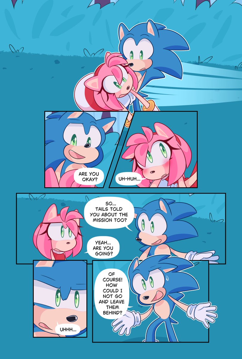 Emerald_Kora's tweet image. Sonamy comic - My Boy Chapter 4 (5/?) enjoy &amp;amp; like it!  🩵    

 Cómic en español en los comentarios 📷#Sonamy #SonicUnleashed