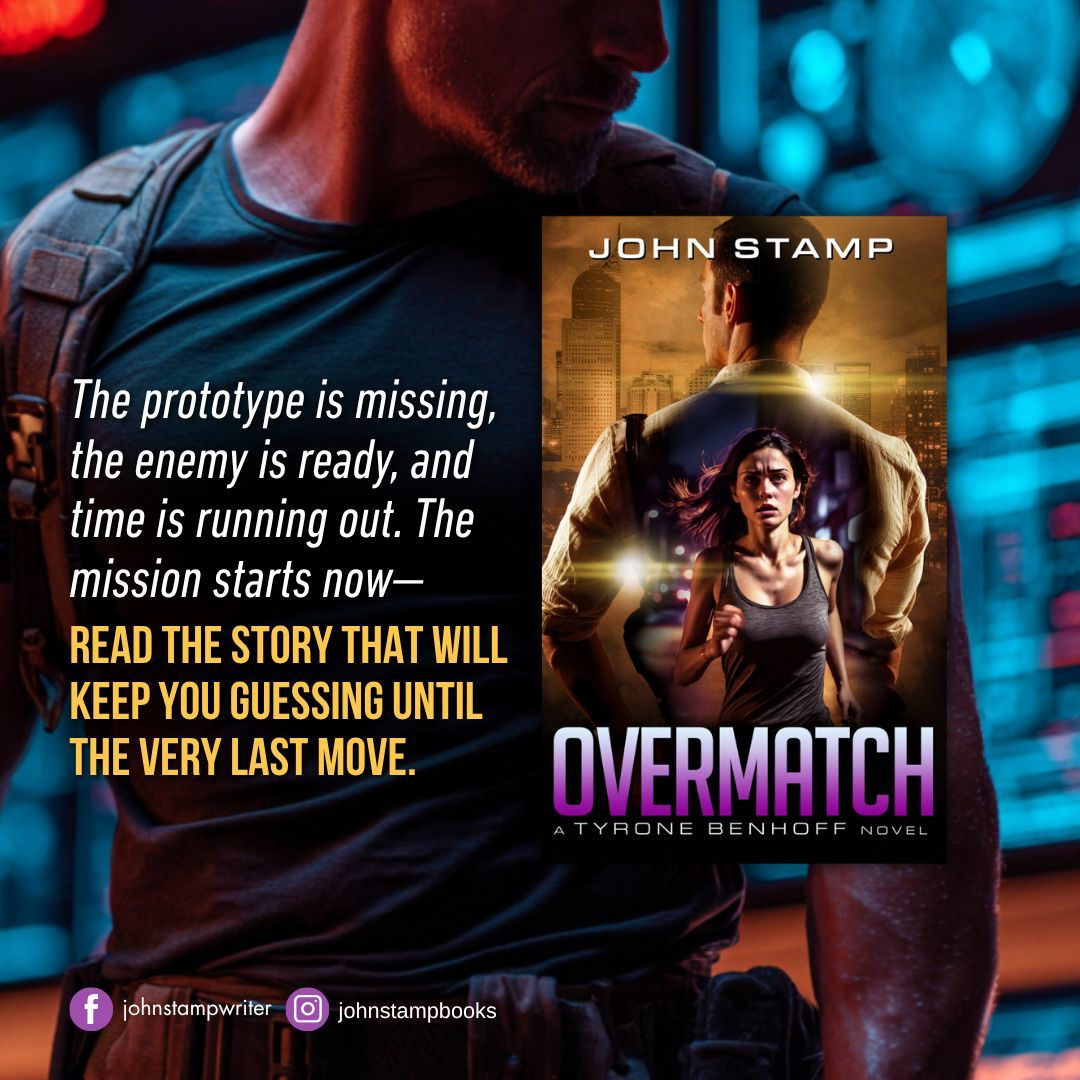 JohnStampBooks's tweet photo. “All gas, no brakes. Brace yourself for high-stakes espionage and relentless pursuit in "Overmatch."

https://t.co/uGkIr5LqOl

#writerslift #READERS #BookTok #Writer #DeepCutBooks  #NCIS #mustread #booklovers #book #booktwitter #bookrecommendations #action #fantasy #crime https://t.co/wfGwdJIlvN