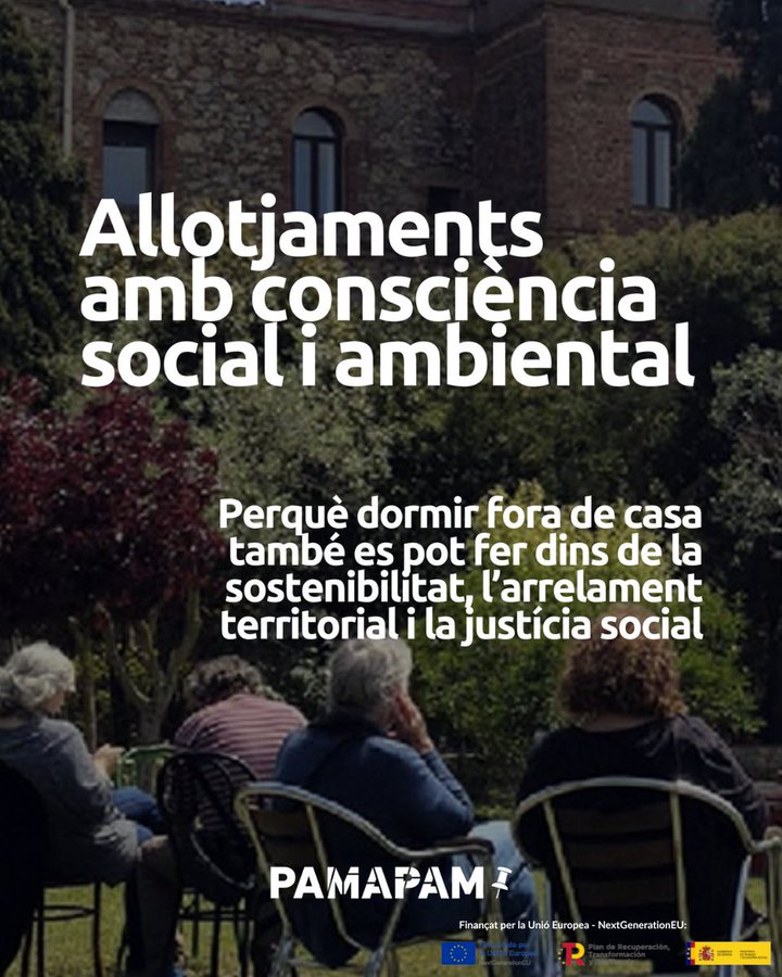 👣La teva escapada pot ser amb consum conscient, transformador i de proximitat!

🔎Fes un cop d'ull ràpid als allotjaments que recollim a #pamApam i que s'ajusten als teus valors
pamapam.cat/allotjament/
