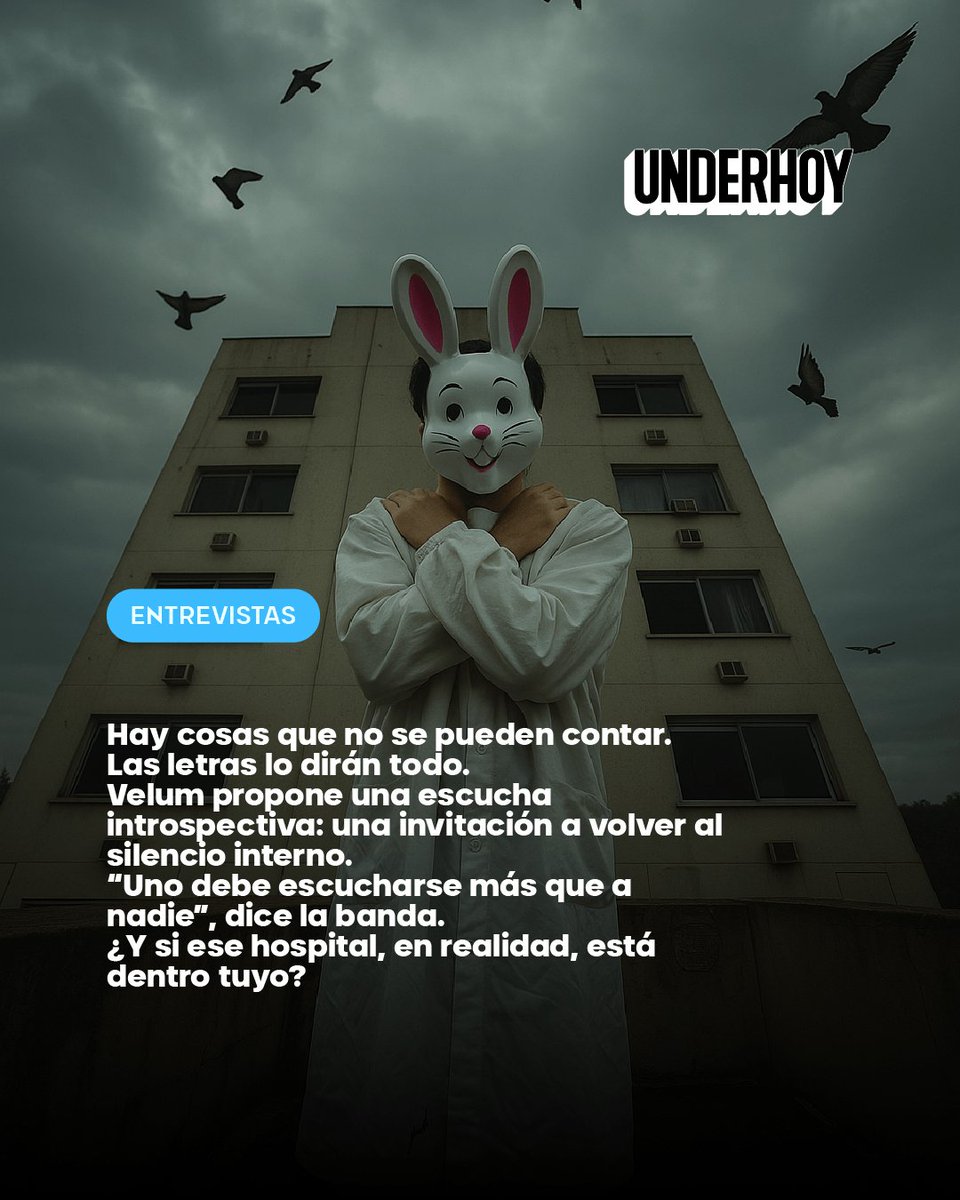 🌀 Charlamos con Ostra Damus (<a href="/ostradamus/">Ostra Damus</a>) sobre el hospital Velum, la institución que inspiró su nuevo disco conceptual.

#Música #Argentina #Rocknacional #Indiehoy