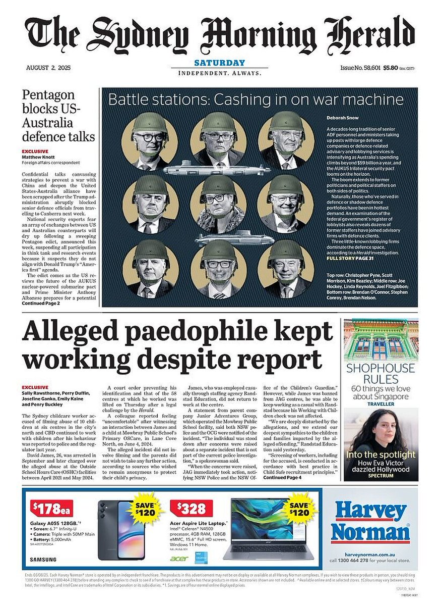 🇦🇺 Alleged Paedophile Kept Working Despite Report

▫A colleague raised concerns about Sydney childcare worker David James at a north shore after-school care facility in 2024, months before his arrest
▫<a href="/sallyrawsthorne/">Sally Rawsthorne</a> <a href="/JGanko/">josefine ganko</a> &amp; Perry Duffin, Emily Kaine, Penry Buckley