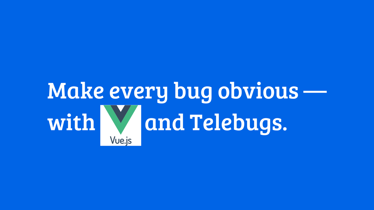 kyrylosilin's tweet image. Got bugs in your Vue app?
@TelebugsHQ makes them visible.
✅ Consolidated reports
✅ Real-time error alerts
✅ Pretty, readable stack traces (even from minified code)