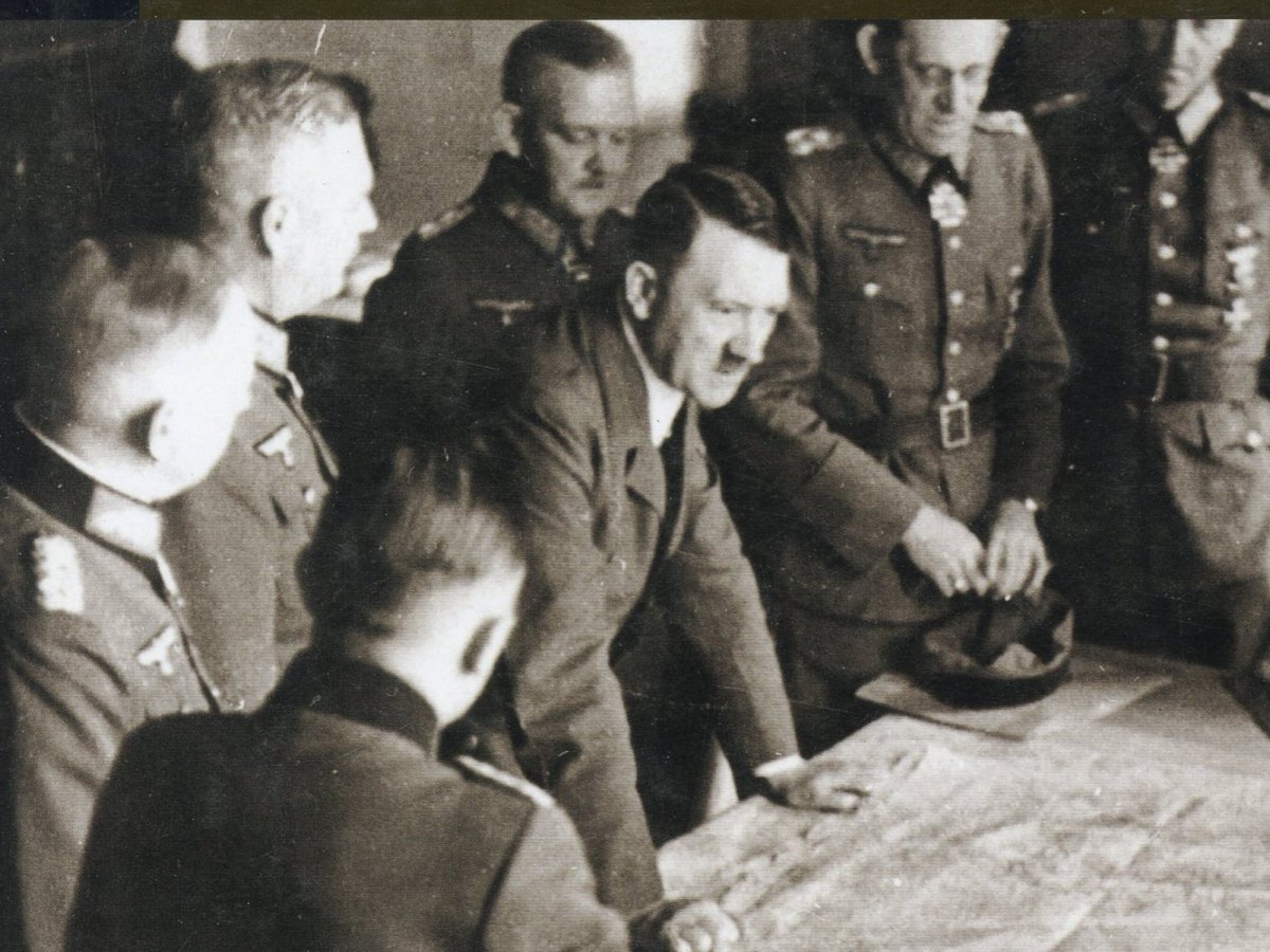 Towards the end of the war,... as Hitler lost his grip on reality,.. whenever his generals gave him bad news- he would just fire them. Or take them out and have them shot.

As a result,... Nobody wanted to give Hitler any bad news. So he grew increasingly insane and out of touch.
