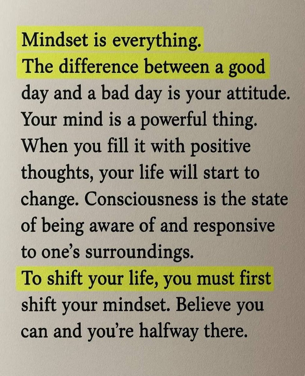 Mindset is everything. 🧠✨