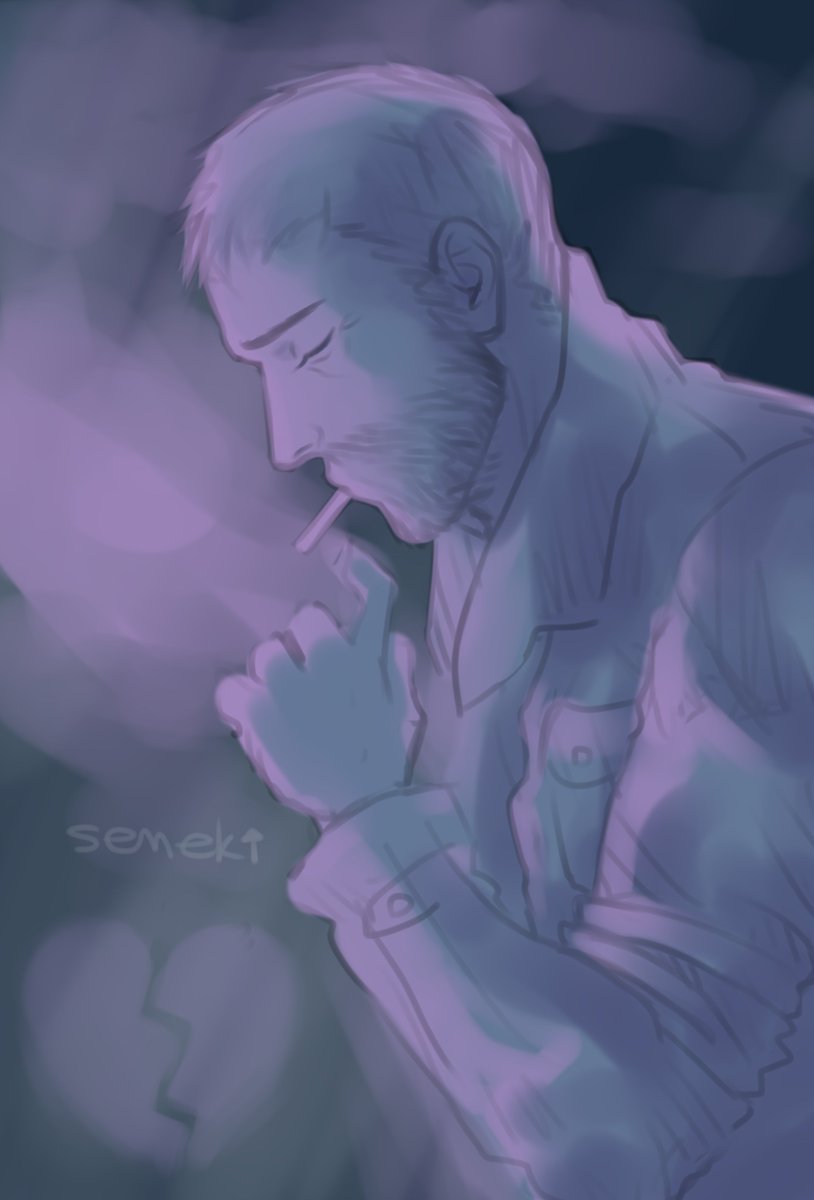 i like re6 chris because he big sad angy old man
