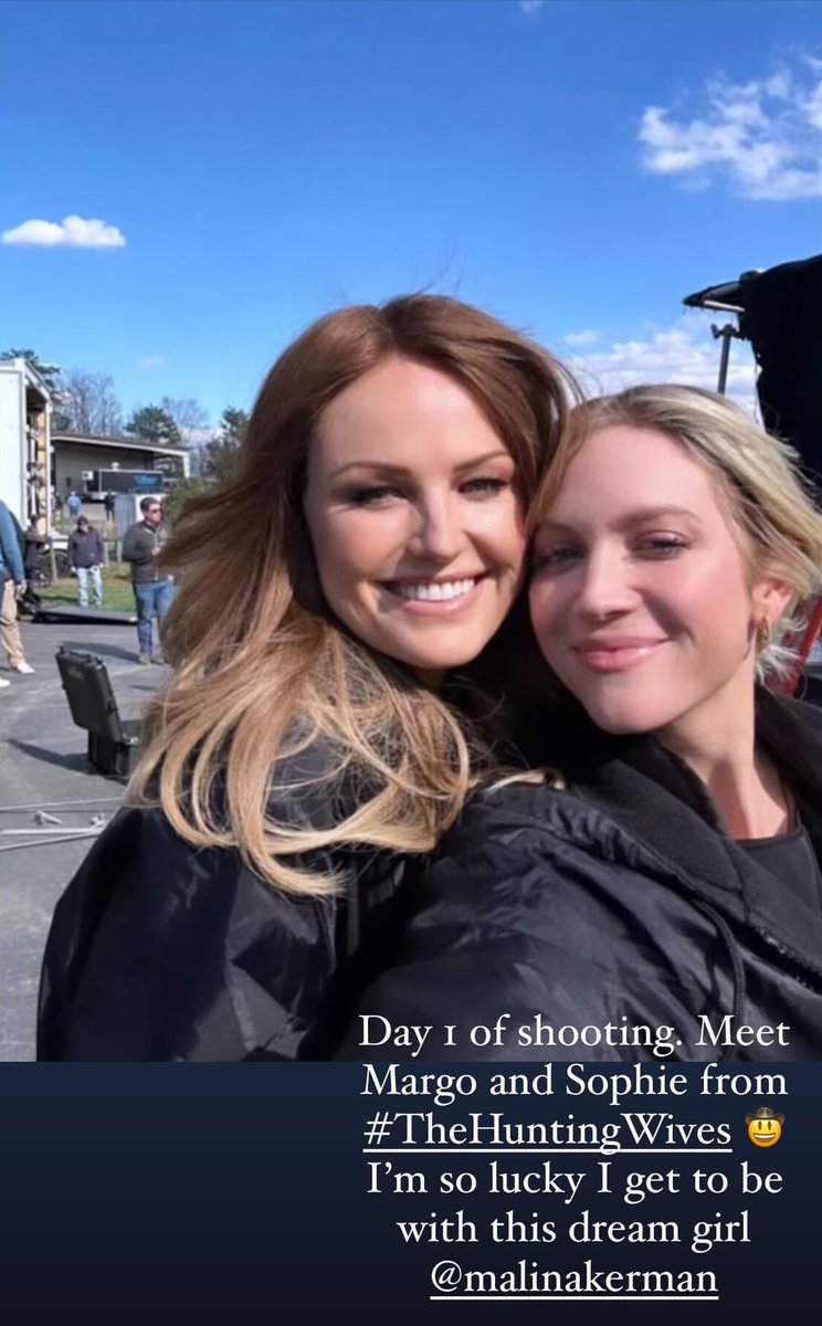 Happy National Girlfriends Day to Brittany Snow and Malin Akerman who play our favorite toxic girlfriends, Sophie and Margo in The Hunting Wives 👩‍❤️‍💋‍👩💋