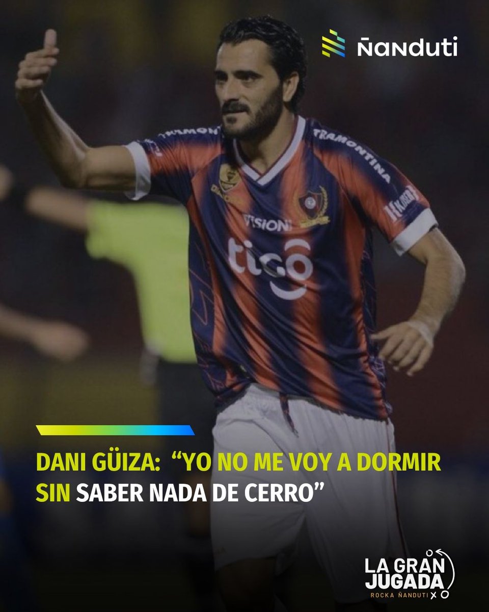 📞 Dani Güiza, ex jugador de #CerroPorteño, en comunicación con #LaGranJugada: 

🗣️ “Yo no me voy a dormir sin saber nada de Cerro,entonces Cerro para mi es como mi papá.”

🗣️ “Siempre, siempre, siempre antes de dormir siempre me miro el Instagram, las redes sociales y veo cosas