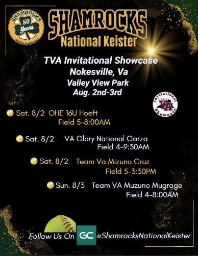 My updated schedule for Nokesville!