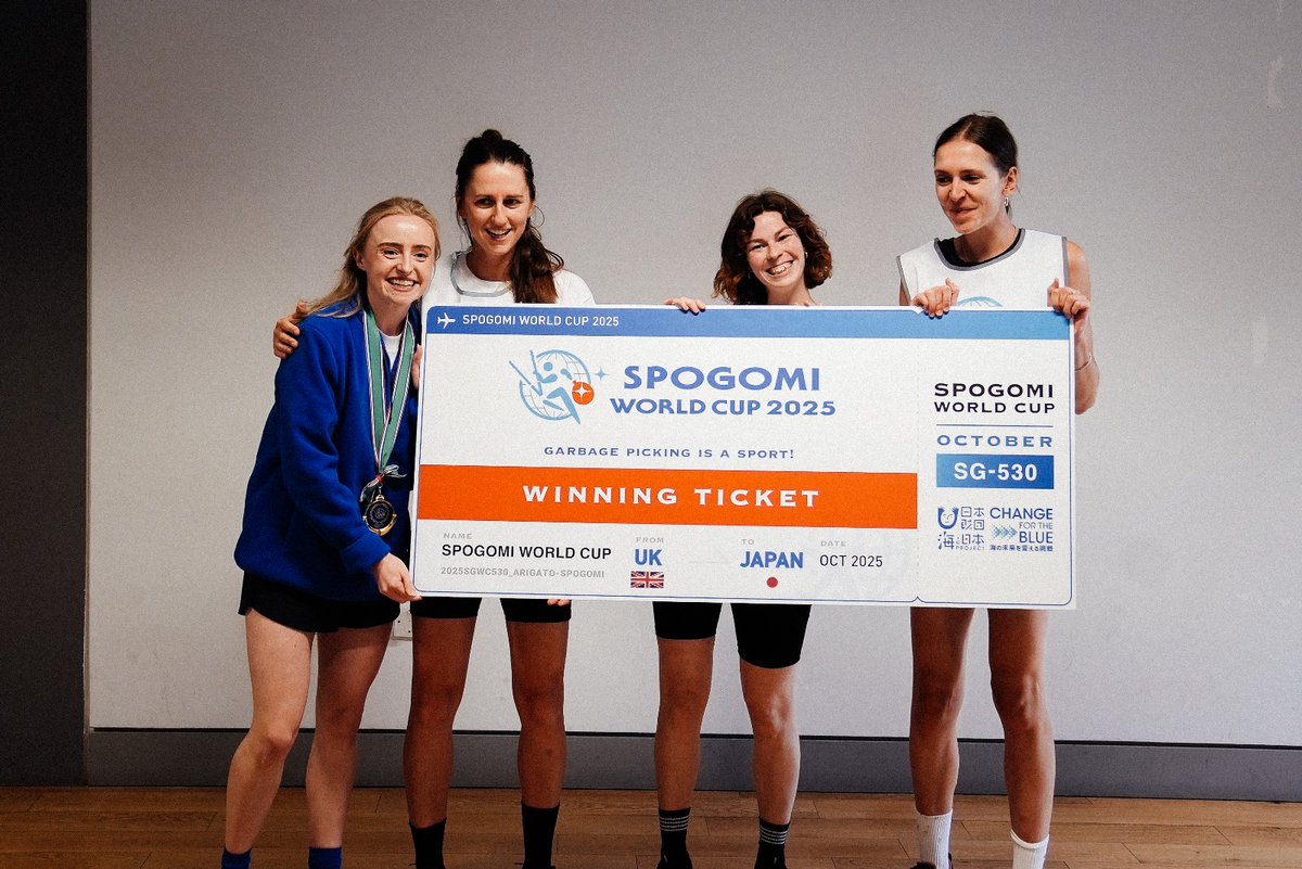 #SPOGOMI ワールドカップ #イギリス 予選速報🎉🇬🇧
ロンドンで開催された予選が終了！
開催日 7月27日
地球をキレイにするための熱い戦いが繰り広げられました🔥
参加チームは15チーム！
集まったごみの量は417kgにもなりました🗑️✨
参加してくれた皆さん本当にありがとうございました！