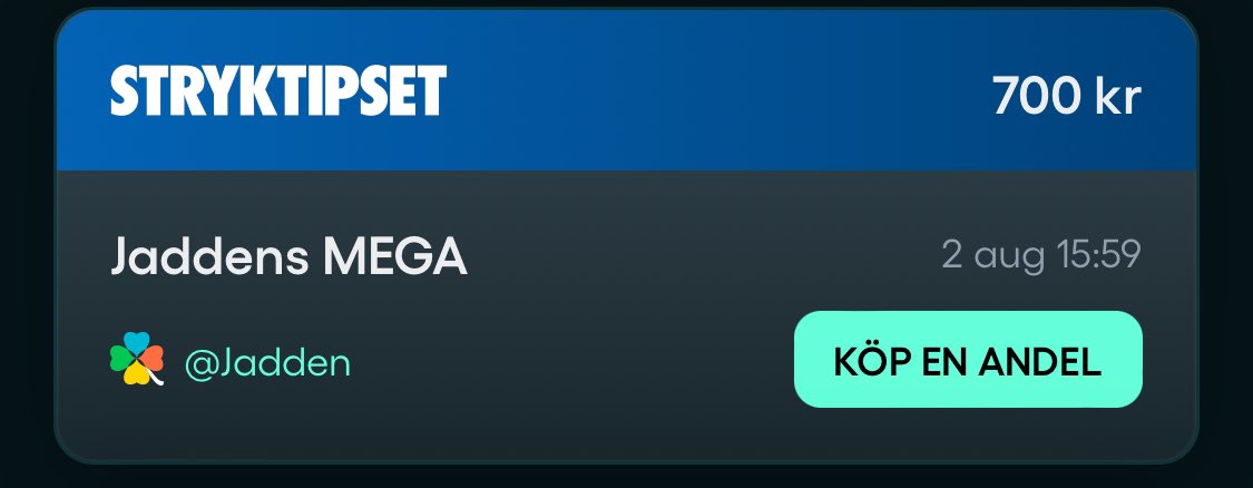 En junis o en gubbjävel, ja då måste jag sätta båda på plats! 😅 Nu jävlar så rivstartar vi Stryket-säsongen! 😁💥

reducering.se/andelslag