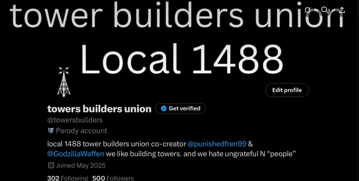 Ty local 1488 <a href="/towersbuilders/">towers builders union</a> union members o/
⚡️We just hit 500 union members ⚡️