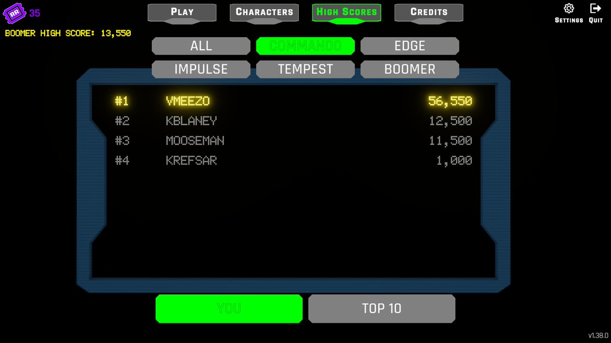 mattplaysindies's tweet photo. Hey @partymoosegames, I might be one of the best a #runningriot for now.

Had a blast. https://t.co/eAo3Mudjuq