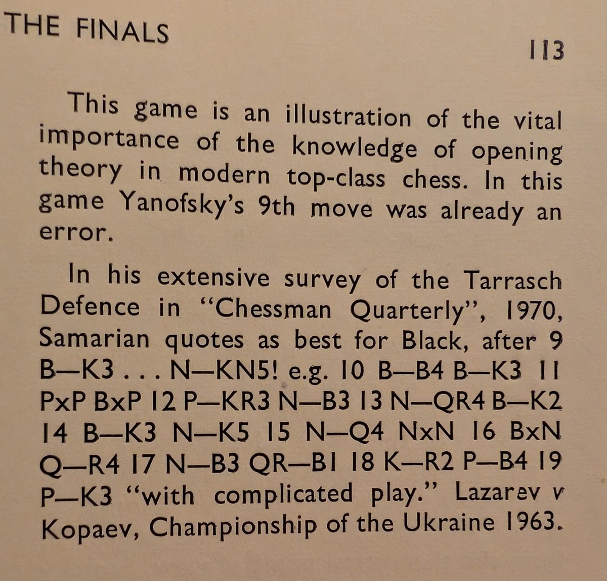 Siegen Chess Olympiad (@siegenolympiad) on Twitter photo Game 62 of the Siegen Chess Olympiad book is another Spassky win with White, against Yanofsky of Canada. The Canadian goes astray in the opening, and the 10th World Champion produces a faultless technical display to secure the full point. Notes by Raymond Keene <a href="/GM_RayKeene/">Grandmaster Ray Keene OBE</a>. Game 62 of the Siegen Chess Olympiad book is another Spassky win with White, against Yanofsky of Canada. The Canadian goes astray in the opening, and the 10th World Champion produces a faultless technical display to secure the full point. Notes by Raymond Keene <a href="/GM_RayKeene/">Grandmaster Ray Keene OBE</a>.