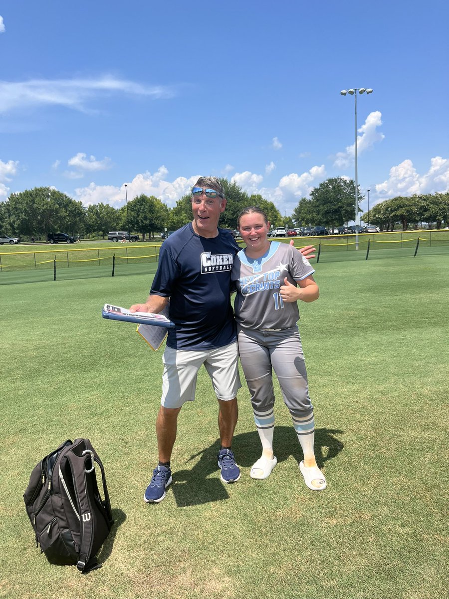 Olivia Wakem (@oliviawakem) on Twitter photo Had an amazing time at the Elite 80 Camp today! Thank you to all the coaches who took their day to be out in the heat.
<a href="/recruits_next/">Next Top Recruits</a> <a href="/UpstateSoftball/">USC Upstate Softball</a> <a href="/HawkinsChawkins/">Upstate Softball</a> <a href="/PACKUPSTATE/">bryan pack</a> <a href="/Coach_TMeds/">Tonya Medders</a> <a href="/jwint11/">John Winters</a> <a href="/cokersball/">Coker Softball</a> <a href="/caldwell_cobras/">Caldwell CC Softball</a> Had an amazing time at the Elite 80 Camp today! Thank you to all the coaches who took their day to be out in the heat.
<a href="/recruits_next/">Next Top Recruits</a> <a href="/UpstateSoftball/">USC Upstate Softball</a> <a href="/HawkinsChawkins/">Upstate Softball</a> <a href="/PACKUPSTATE/">bryan pack</a> <a href="/Coach_TMeds/">Tonya Medders</a> <a href="/jwint11/">John Winters</a> <a href="/cokersball/">Coker Softball</a> <a href="/caldwell_cobras/">Caldwell CC Softball</a>