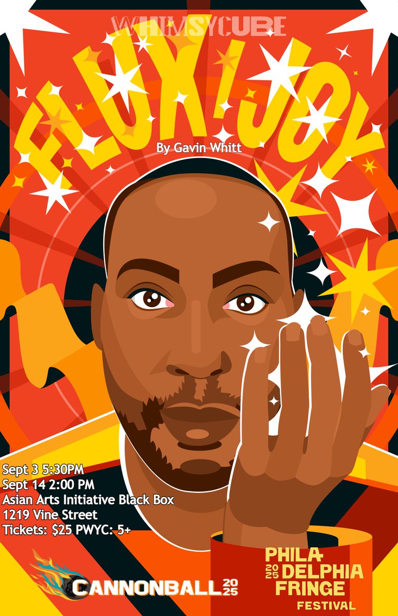 See you there #Phillyfringe #blacktheater #queertheater #Soloshow #FluxJoy #Theaterlife #PhillyEvents #philly #FringeArts