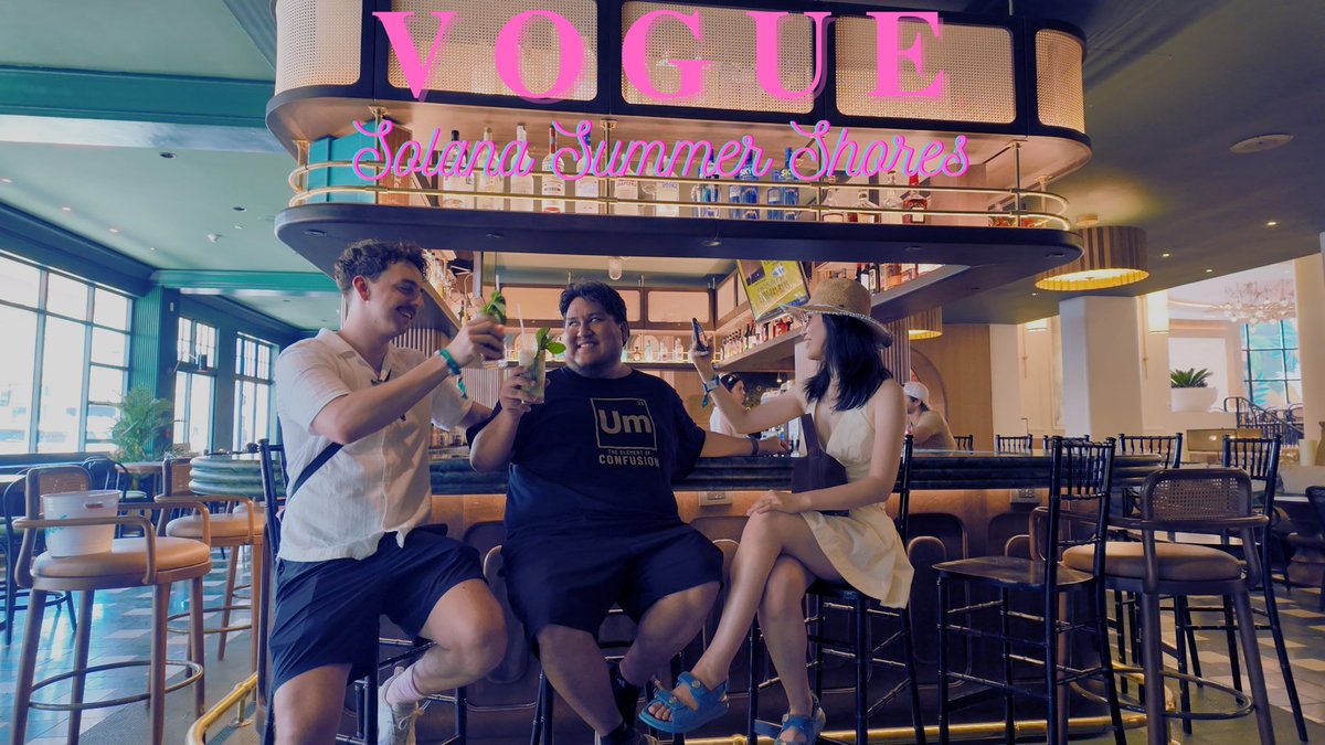 DePIN Degens (@depindegens) on Twitter photo .<a href="/voguemagazine/">Vogue Magazine</a> would have a field day with the content being put out at Solana Summer Shores 👒🏝️ .<a href="/voguemagazine/">Vogue Magazine</a> would have a field day with the content being put out at Solana Summer Shores 👒🏝️