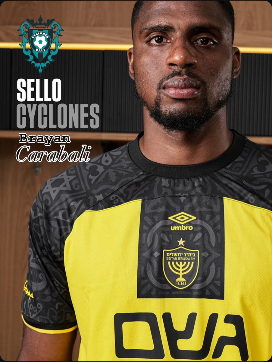 CyclonesCali's tweet photo. ¡Otro canterano es protagonista en el mercado de verano! ⚽️✈️💼

Brayan Carabalí, defensor central, campeón como capitán del Torneo Las Américas en 2.017 y de Liga Juvenil en 2.015, da el salto al fútbol internacional como nuevo jugador del Beitar 🇮🇱 

#CanteraCyclones https://t.co/aqhw2FP8RN