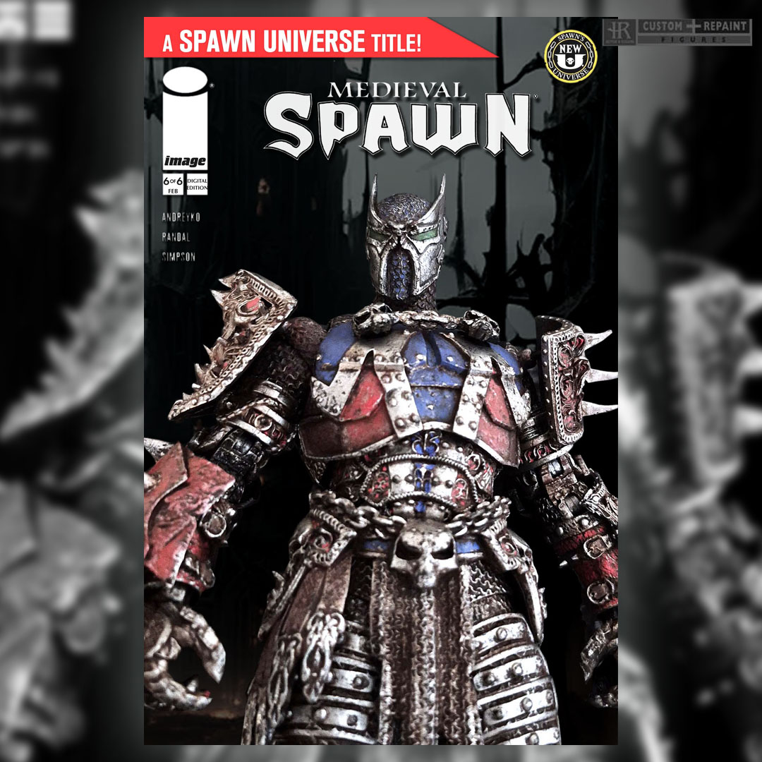 CustomsHunter's tweet image. Fan Art - Medieval Spawn Cover

#spawniverse #spawnfigures #スポーン #hunter_r_customs #spawnfanart